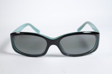 Maui Eyewear MJ 219 Punchbowl Unisex Black Full Rim Designer Sunglasses