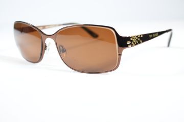 Ted Baker Eyewear Splash Unisex Brown Full Rim Designer Sunglasses