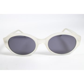 Calvin Klein Eyewear 6195 Unisex White Full Rim Designer Sunglasses