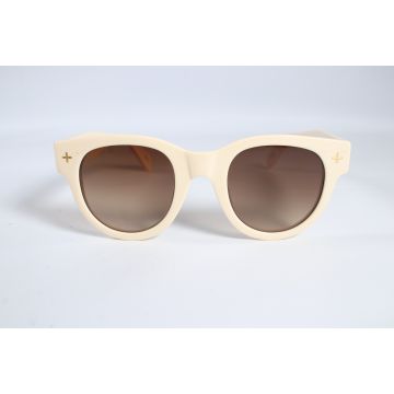 Other Eyewear Me plus En Oversize Women Cream Full Rim Designer Sunglasses