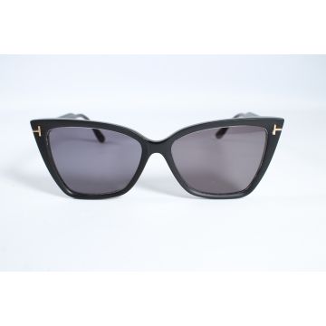 Tom Ford Eyewear TF 5844-B Women Black Full Rim Designer Sunglasses