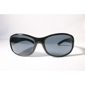 Prada Eyewear SPR 12F Unisex Black Full Rim Plastic Designer Sunglasses