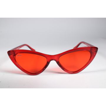 Unofficial Eyewear UNSF 0140 Women Red Full Rim Designer Sunglasses